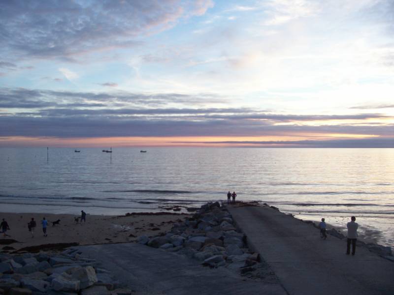 View from restaurant de la mer